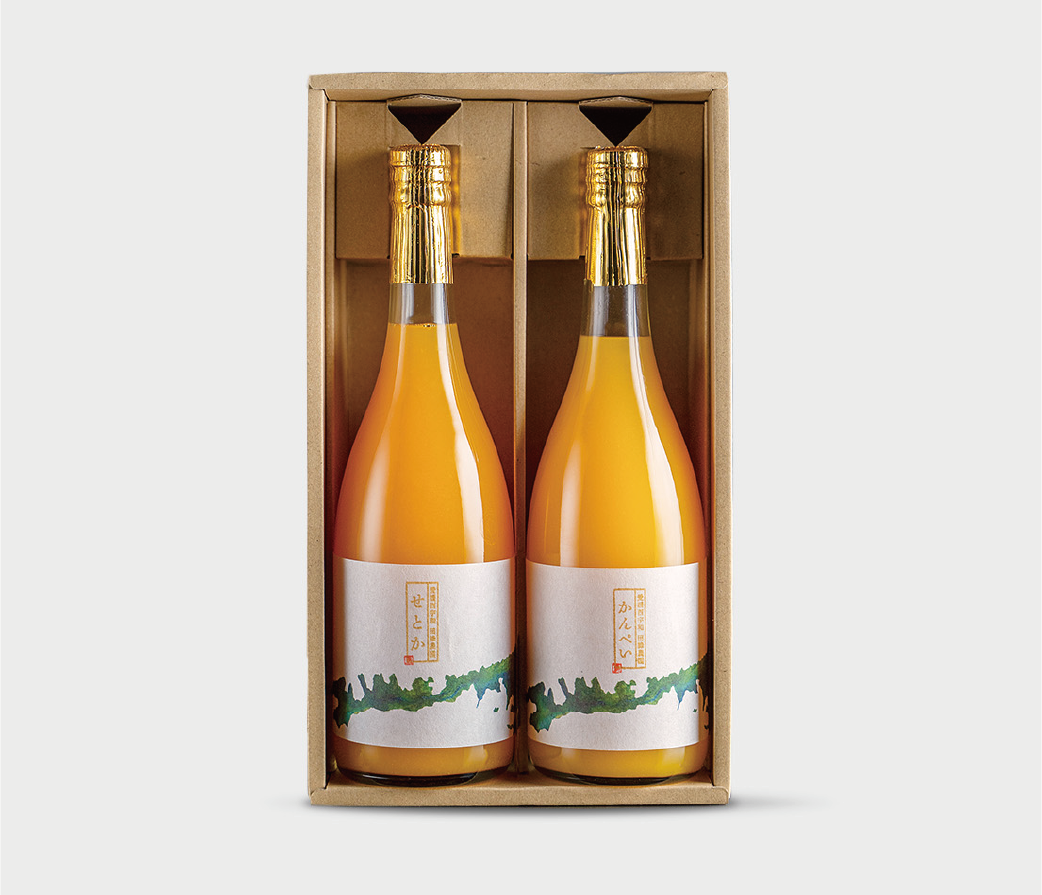 田縁農園 ジュース2本セット（せとか＆甘平） | 四国のしっぽ